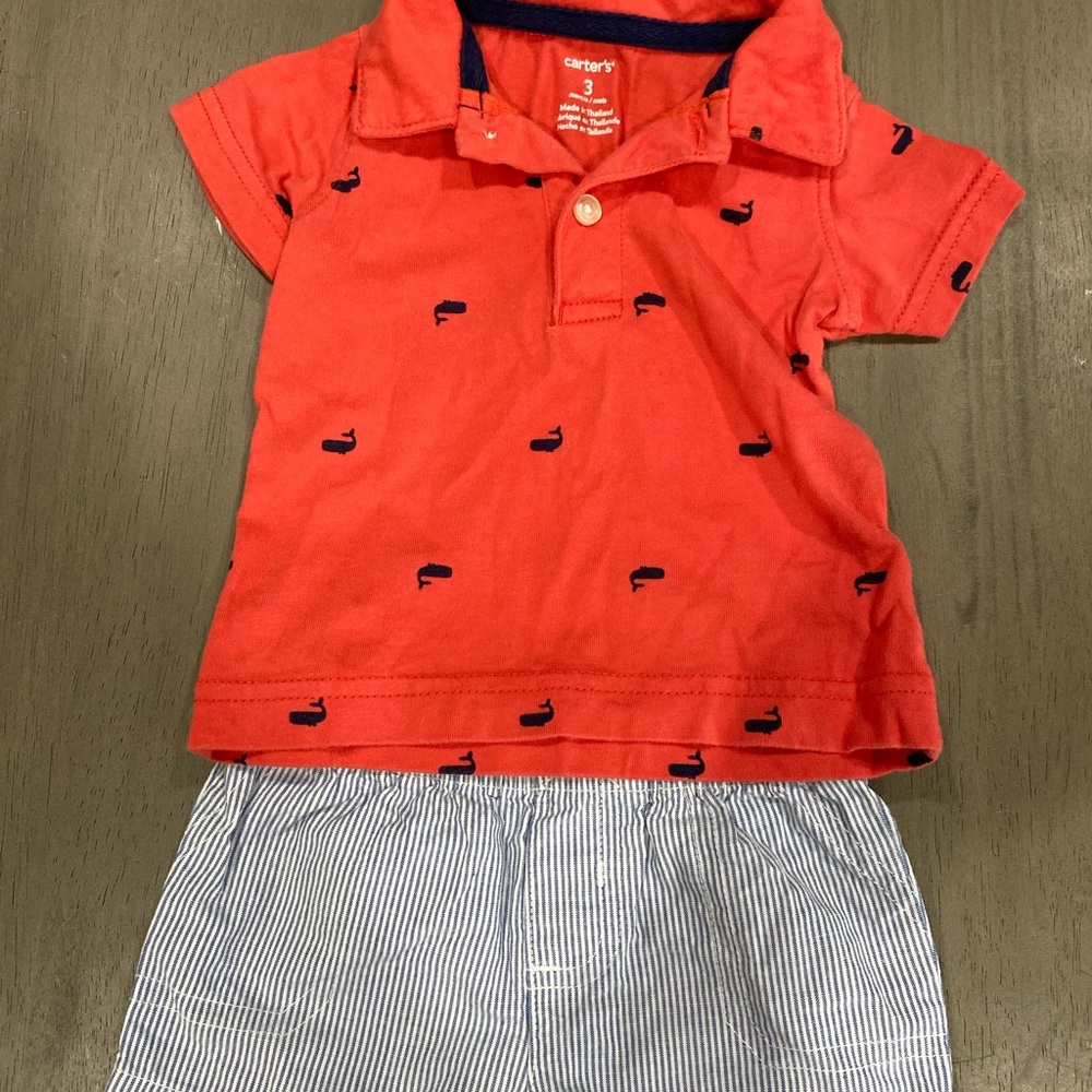 Carter’s Polo and Shorts Set